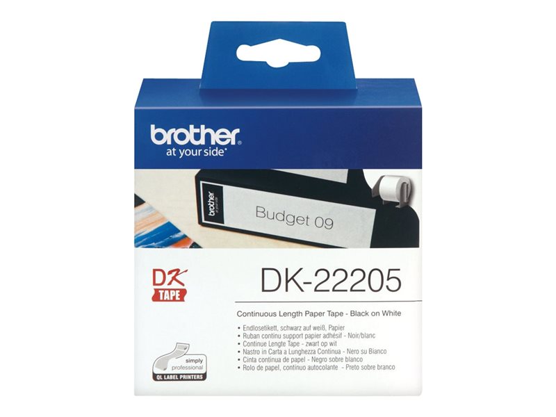 Brother Original - Etikettenrolle 6,2cm x 30,5m