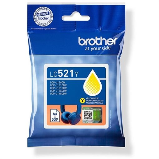 Brother Original Tinte gelb LC521Y - LC521Y