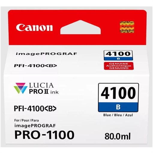 Canon Original Tinte blau PFI-4100 B - 6786C001