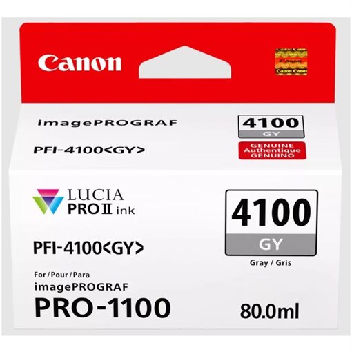 Canon Original Tinte grau PFI-4100 GY - 6783C001
