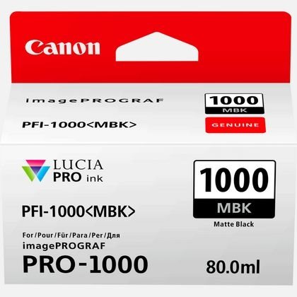 Canon Original - Tinte matt schwarz PFI-1000MBK