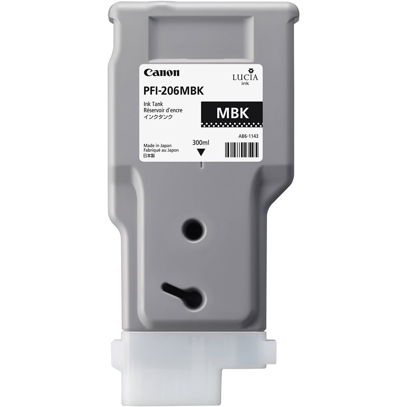 Canon Original - Tinte matt schwarz PFI-206MBK