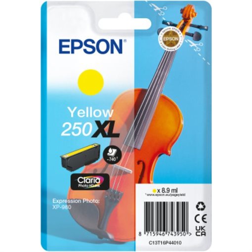 Epson Original HC Tinte gelb 250XL Violin Claria - C13T16P44010