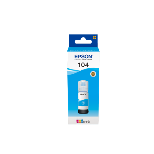 Epson Original Tinte cyan 104 - C13T00P240