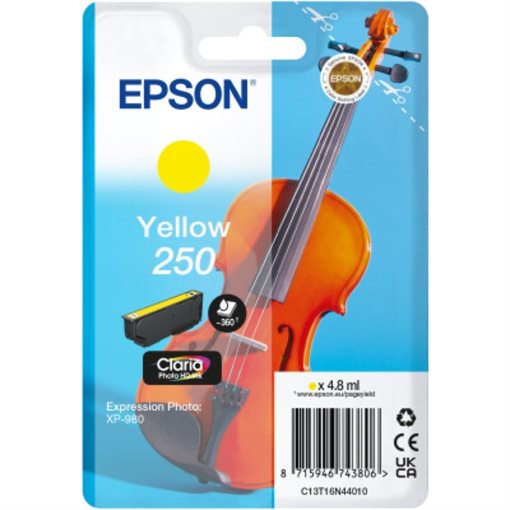 Epson Original Tinte gelb 250 Violin Claria - C13T16N44010