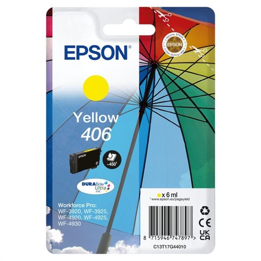 Epson Original Tinte gelb 406 Umbrella - C13T17G44010