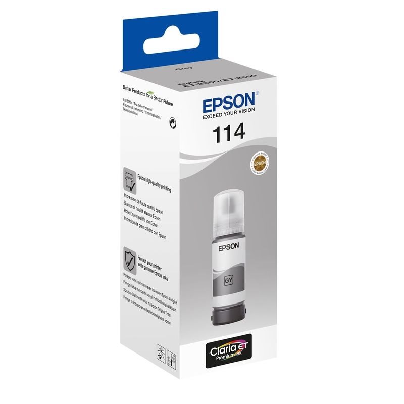 Epson Original Tinte grau EcoTank 114 - C13T07B540