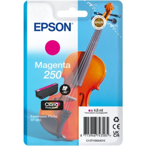 Epson Original Tinte magenta 250 Violin Claria - C13T16N34010