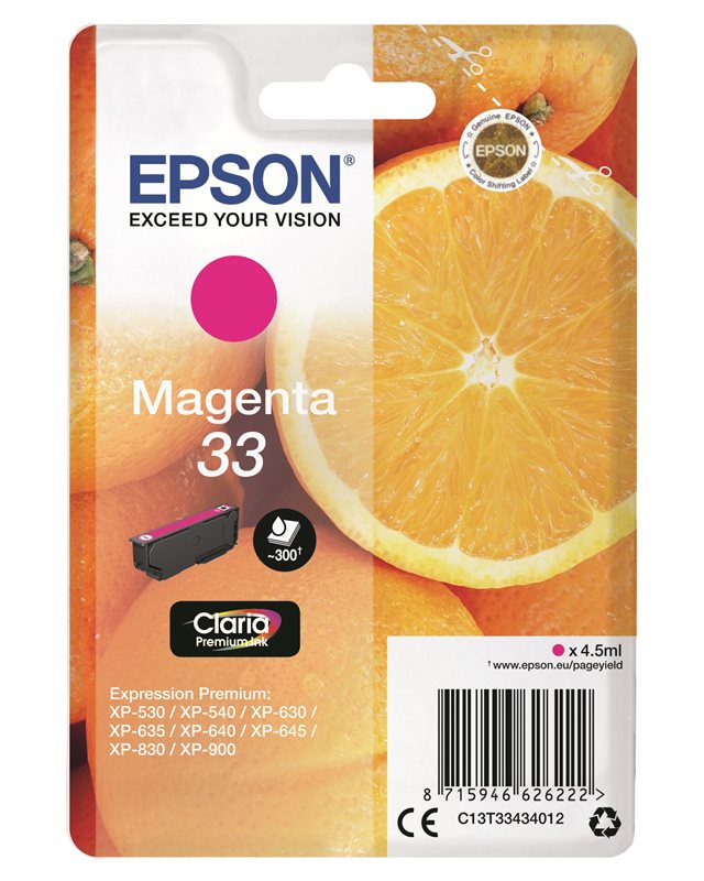 Epson Original - Tinte magenta - 33 Claria