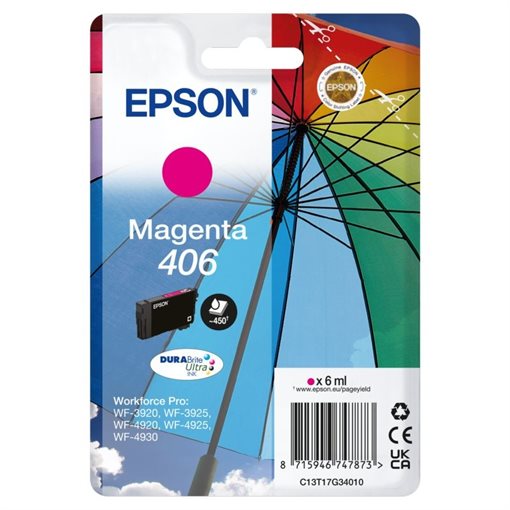 Epson Original Tinte magenta 406 Umbrella - C13T17G34010