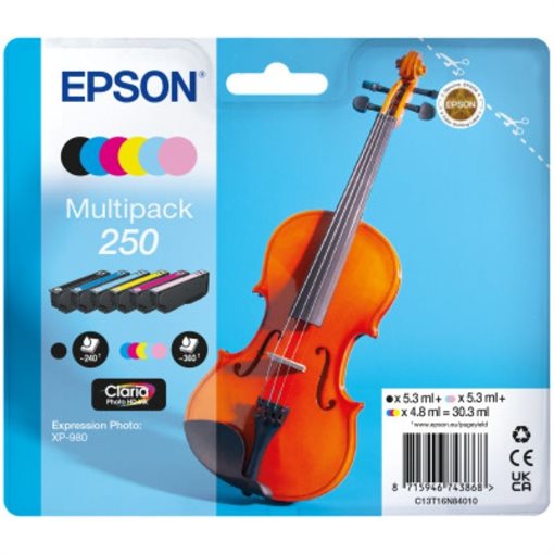 Epson Original Tinte Multipack 250 Violin Claria - C13T16N84010