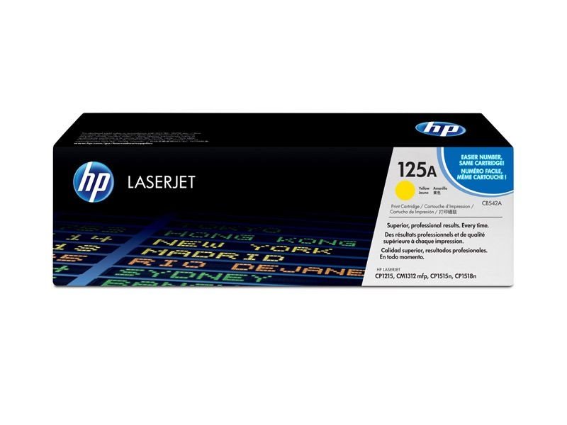 HP 125A original Toner gelb - CB542A