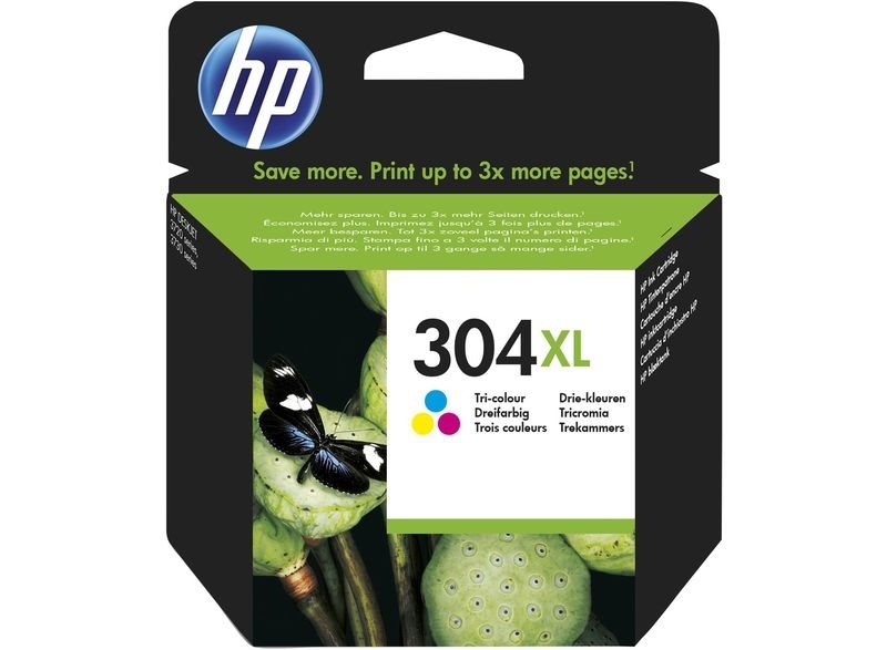 HP 304XL original Xl Tinte cyan, magenta, gelb - N9K07AE