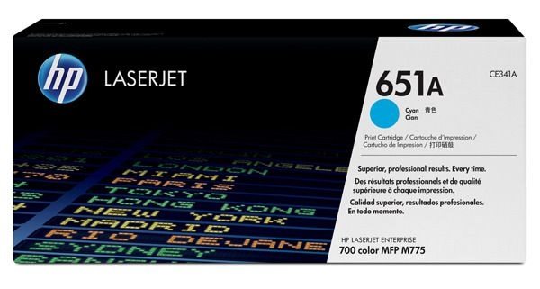 HP 651A original Toner cyan - CE341A