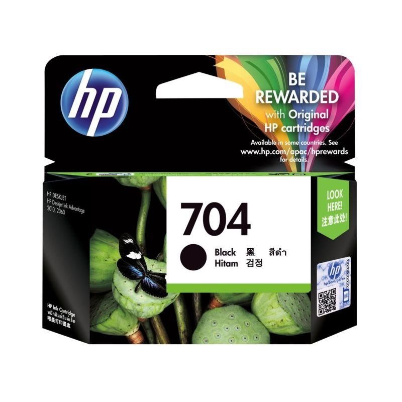 HP 704 Original Tinte schwarz - CN692AE
