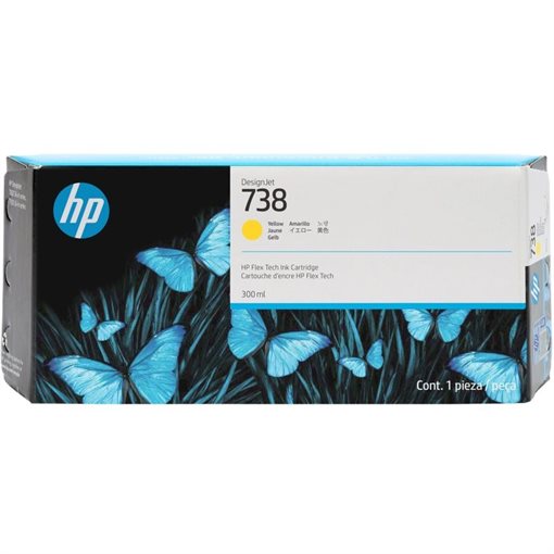HP 738 Original HC Tinte gelb - 676M8A