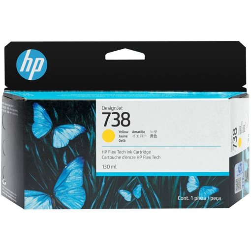 HP 738 Original Tinte gelb - 498N7A