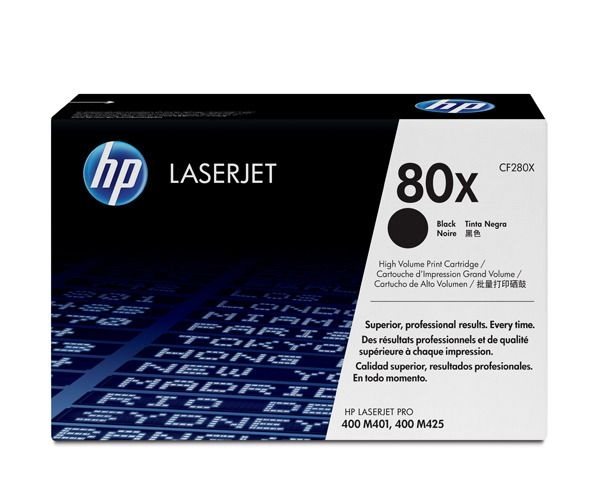 HP 80X original HC Toner schwarz - CF280X