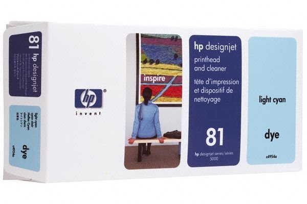 HP 81 cyan hell DesignJet Druckkopf und Druckkopfreiniger - C4954A