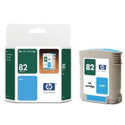 HP 82 original Tinte cyan - C4911A