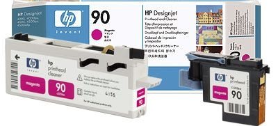 HP 90 magenta DesignJet Druckkopf und Druckkopfreiniger - C5056A