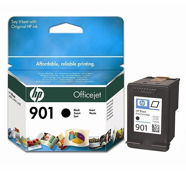 HP 901 original Tinte schwarz - CC653AE
