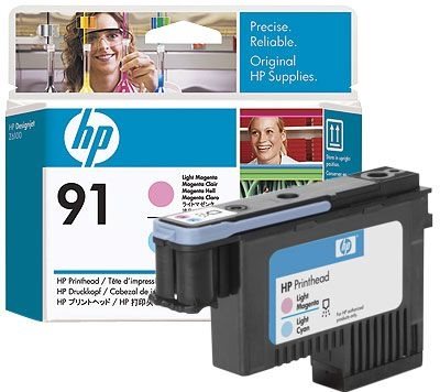 HP 91 magenta hell und cyan hell Druckkopf - C9462A
