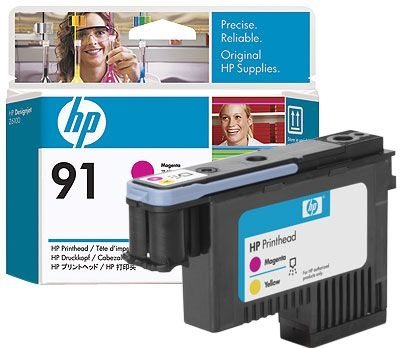 HP 91 magenta und gelb Druckkopf - C9461A