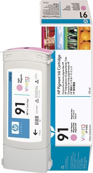 HP 91 original Tinte magenta - C9471A