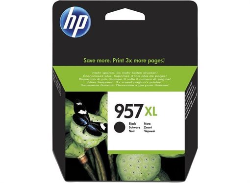 HP 957XL original HC Tinte schwarz - L0R40AE