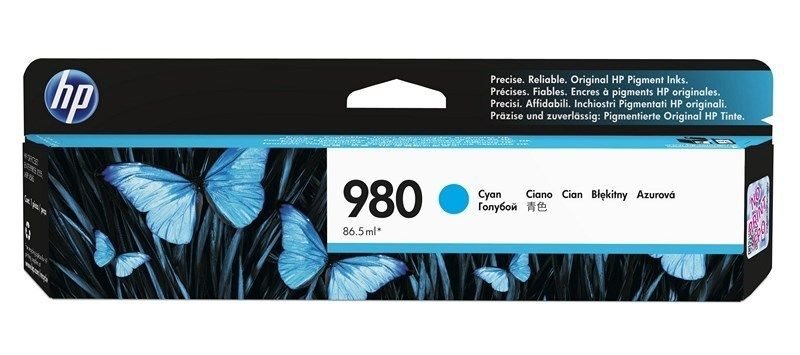 HP 980 original Tinte cyan - D8J07A