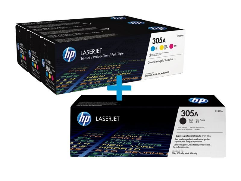HP Multi-Tonerpaket CE410A+CF370AM