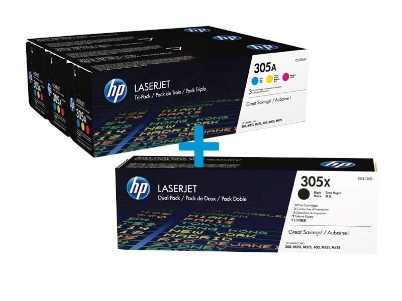 HP Multi-Tonerpaket CE410XD+CF370AM