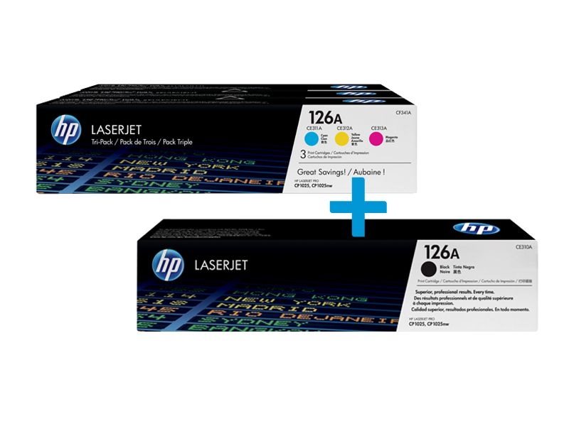 HP Multi-Tonerpaket CF341A+CE310A