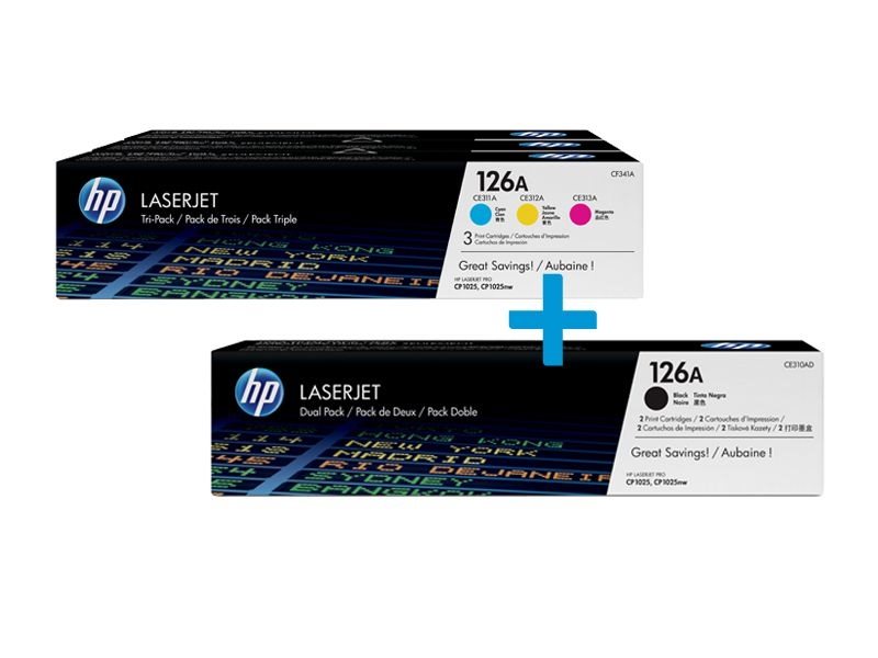 HP Multi-Tonerpaket CF341A+CE310AD