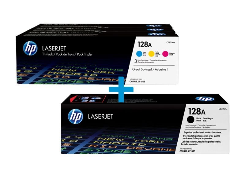 HP Multi-Tonerpaket CF371AM+CE320A