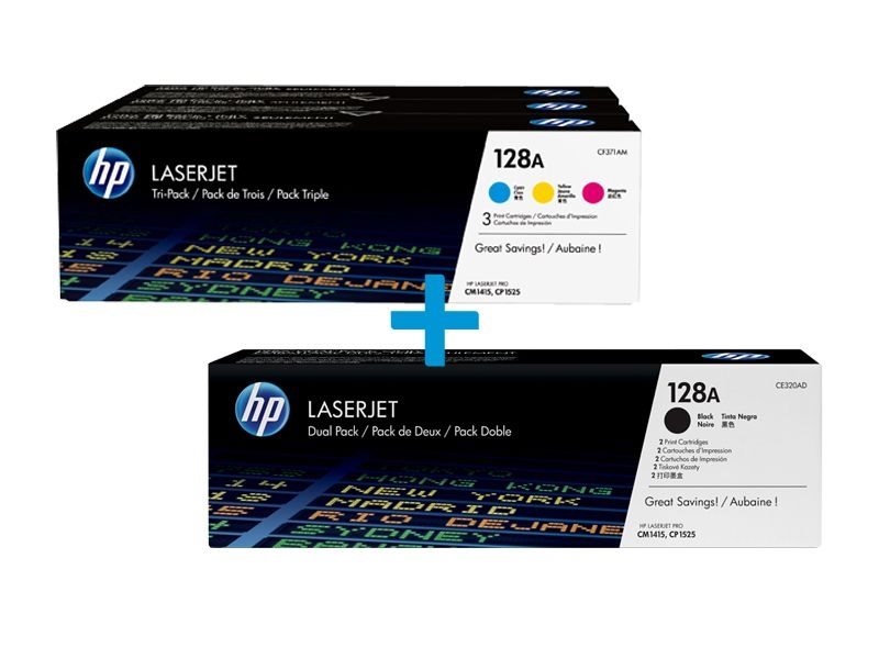 HP Multi-Tonerpaket CF371AM+CE320AD