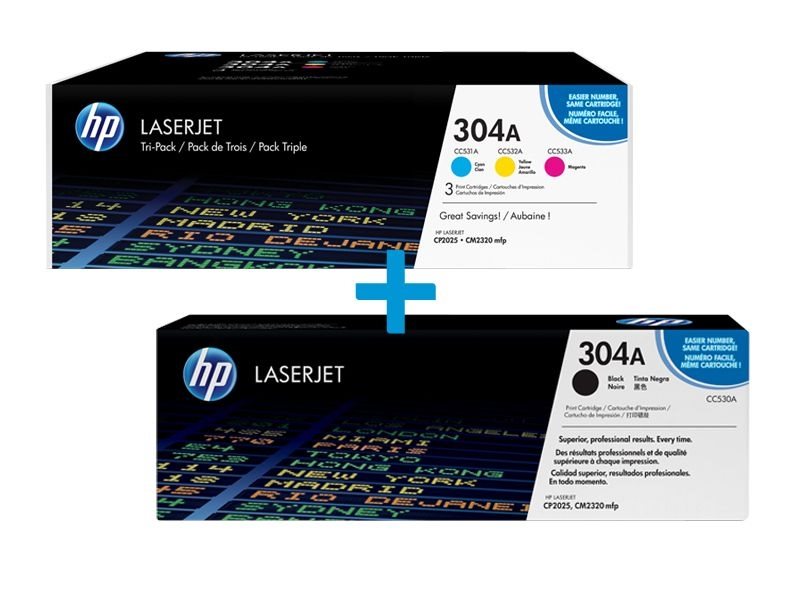 HP Multi-Tonerpaket CF372AM+CC530A