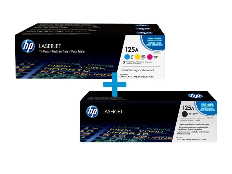 HP Multi-Tonerpaket CF373AM+CB540A