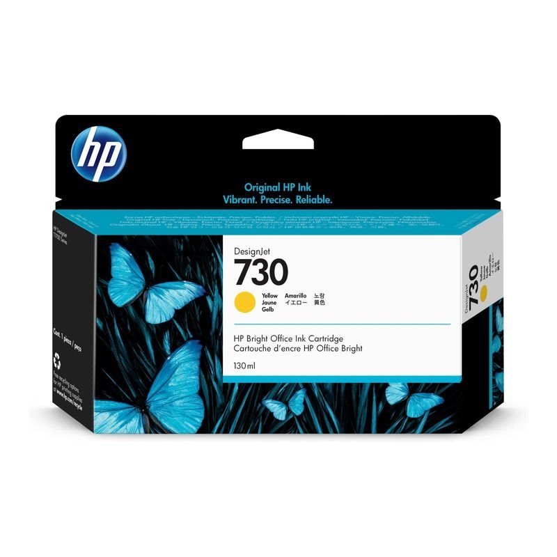 HP Original - 730 Tinte gelb -  P2V64A