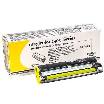 Konica Minolta Toner gelb für QMS Magicolor 2300