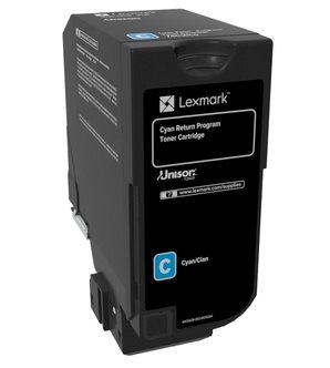 Lexmark HC Rückgabe-Tonerkassette Cyan