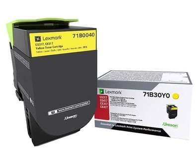 Lexmark Original - Toner gelb -  71B0040