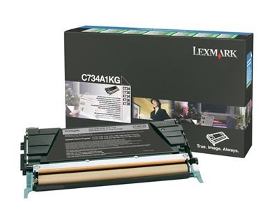 Lexmark Rückgabetonerkassette schwarz für C734N