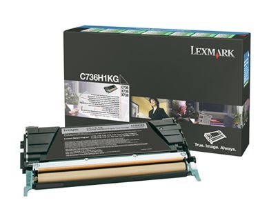 Lexmark Rückgabetonerkassette schwarz für C736N
