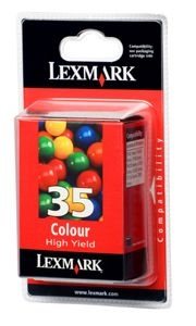 Lexmark Tintenpatrone color, Nr. 35, original, 18C