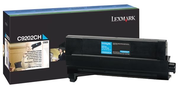Lexmark Tonerkassette  cyan, original, C9202CH