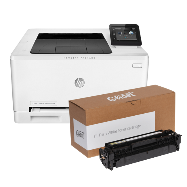 Little Ghost Bundle HP LaserJet M252w + 5 Toner
