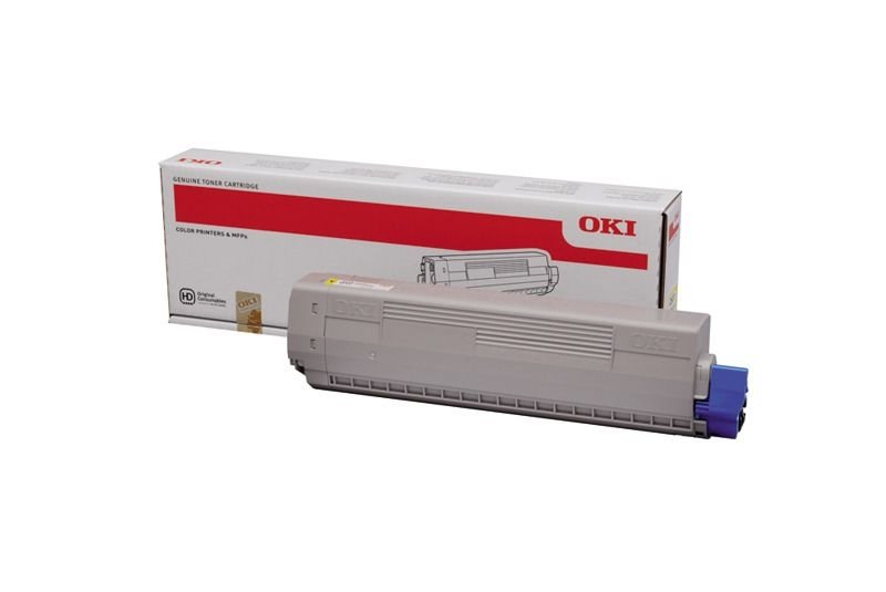 Oki Toner gelb , 44844505
