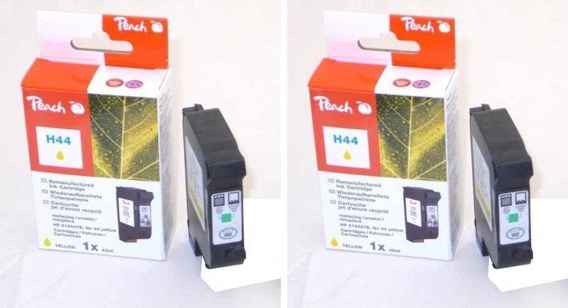 Peach Doppelpack Druckköpfe yellow - PI300-494